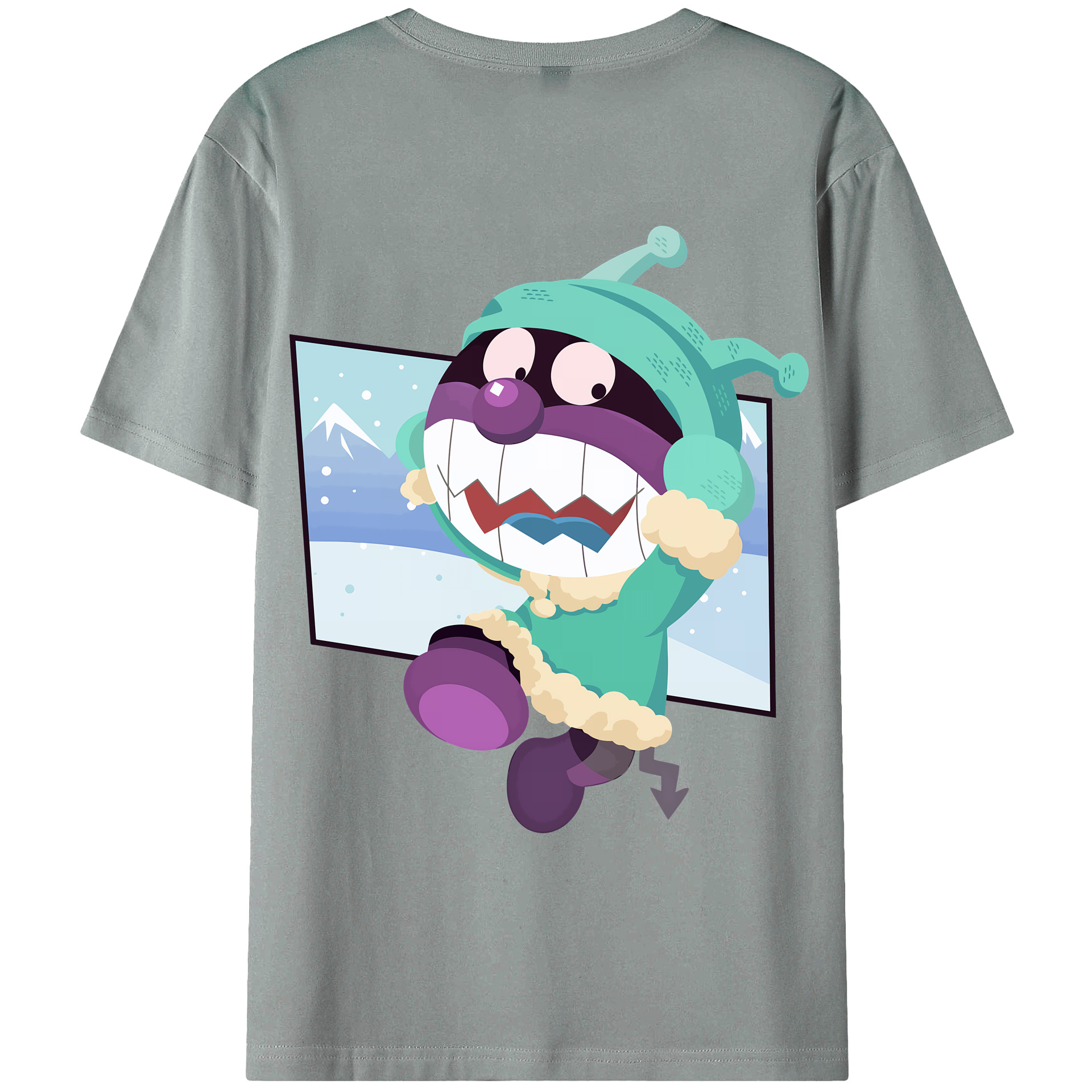 （画像用） アンパンマン Anpanman 綿100％ メンズ半袖Tシャツ（バックプリント） 通気性